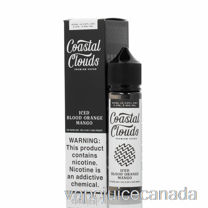 Vape Juice ICED Blood Orange Mango - Coastal Clouds Co. - 60mL 0mg